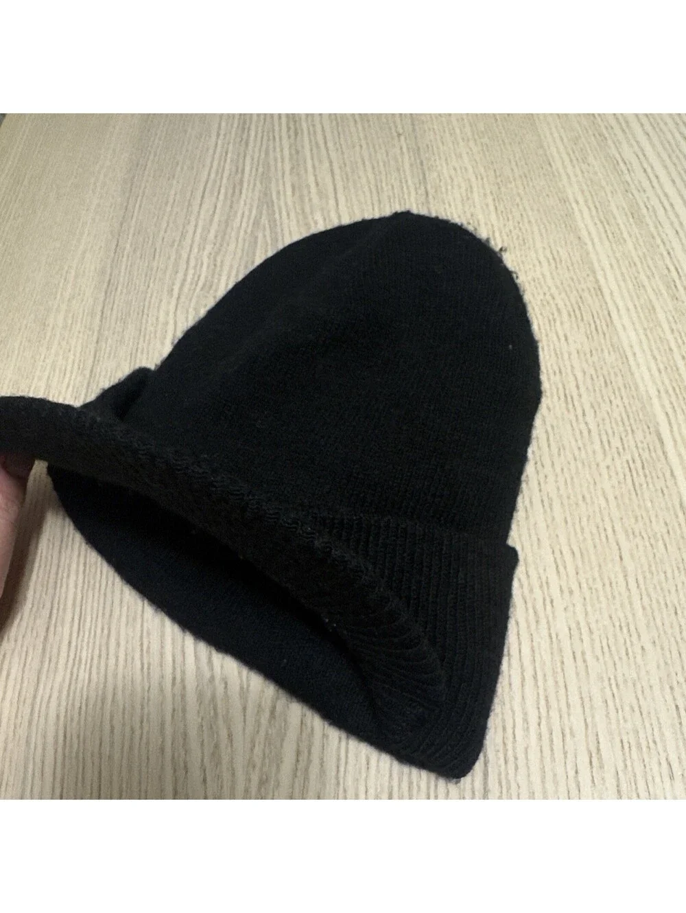 Vintage Famous Stars and Straps Beanie Black Red Embroidered Logo F Logo Y2K